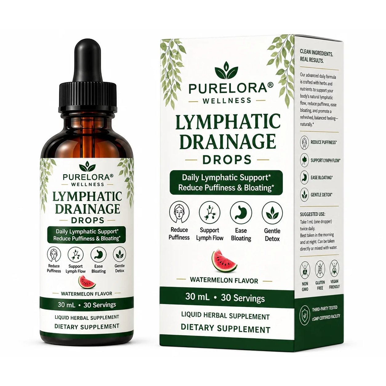 Purelora® Lymphatic Drainage Drops