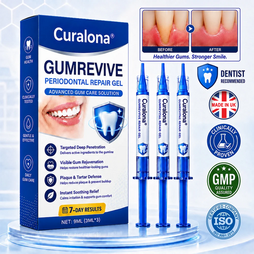 🇬🇧🦷Curalona® GumRevive Periodontal Repair Gel (For Bleeding Gums, Gum Recession & Loose Teeth)