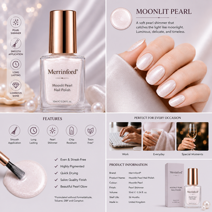 Merrinford® Moonlit Pearl Nail Polish
