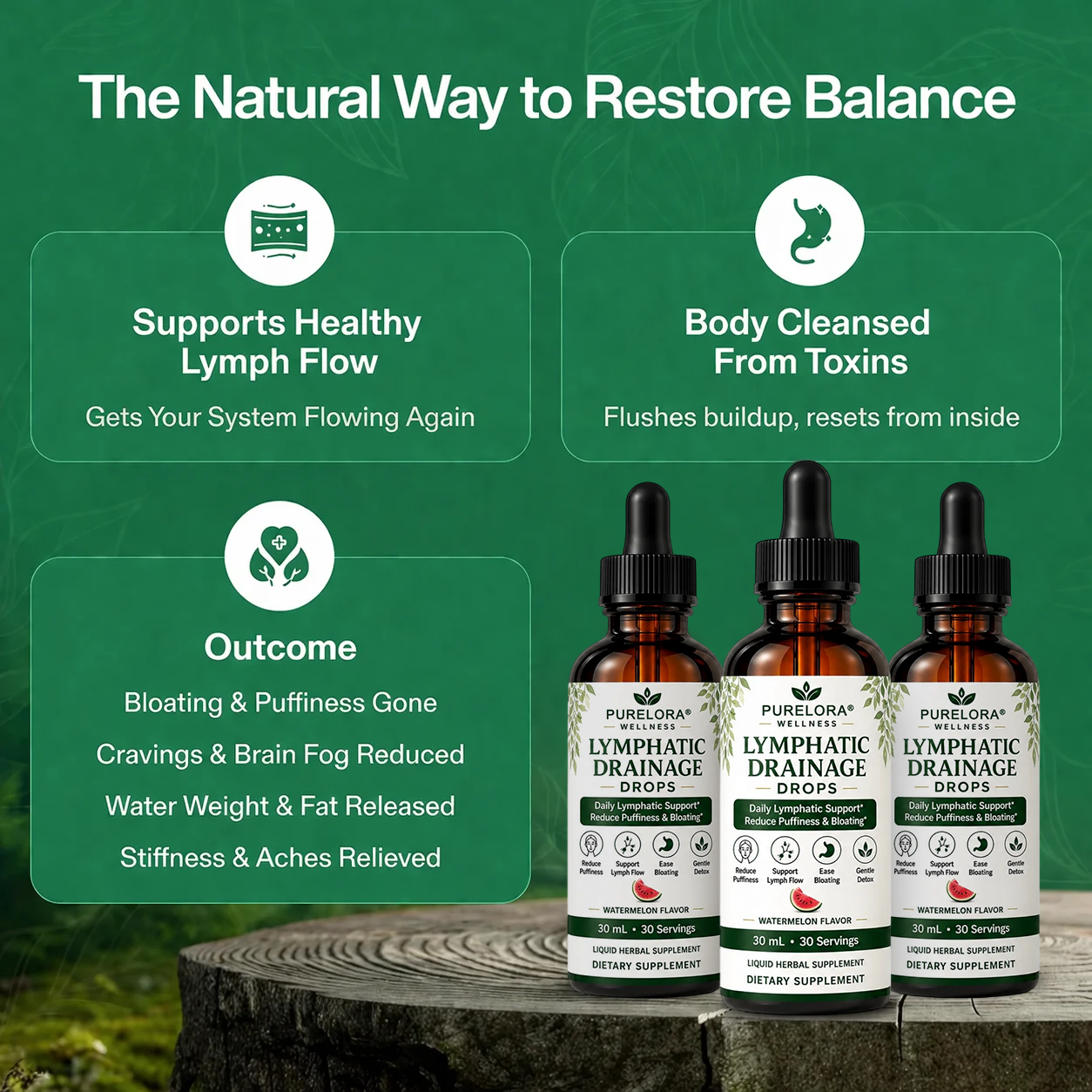 Purelora® Lymphatic Drainage Drops