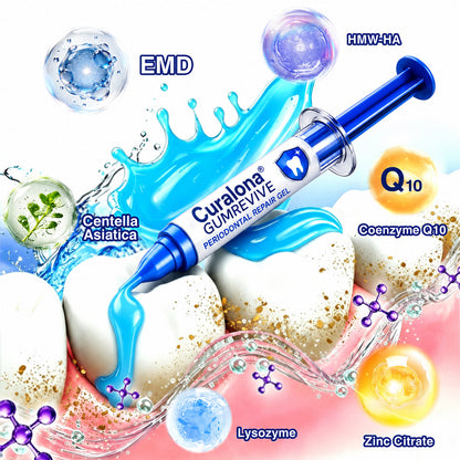 🇬🇧🦷Curalona® GumRevive Periodontal Repair Gel (For Bleeding Gums, Gum Recession & Loose Teeth)