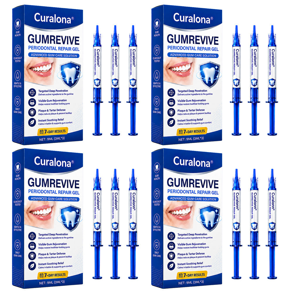 🇬🇧🦷Curalona® GumRevive Periodontal Repair Gel (For Bleeding Gums, Gum Recession & Loose Teeth)