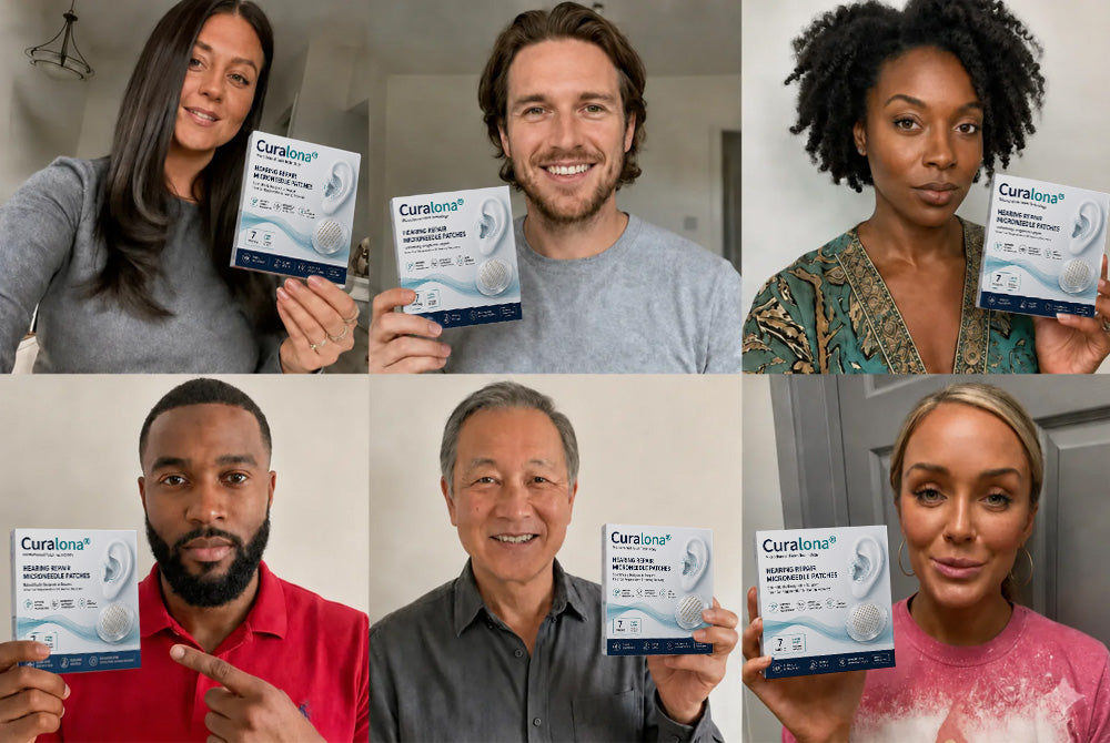 Curalona® HEARING REPAIR MICRONEEDLE PATCHES ✅ Targets Hearing Loss, Tinnitus, Ear Infections, Balance Disorders, and Age-Related Ear Degeneration.
