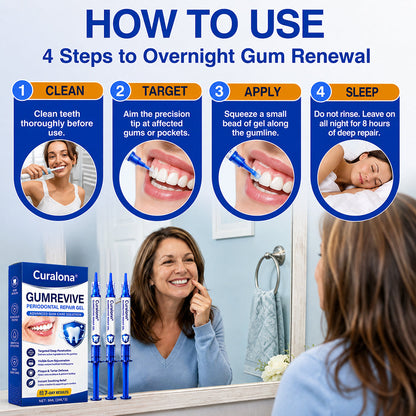 🇬🇧🦷Curalona® GumRevive Periodontal Repair Gel (For Bleeding Gums, Gum Recession & Loose Teeth)