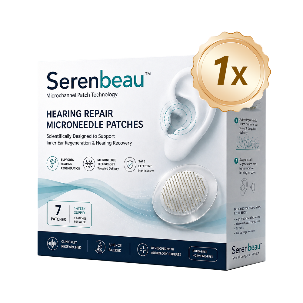 Curalona® HEARING REPAIR MICRONEEDLE PATCHES ✅ Targets Hearing Loss, Tinnitus, Ear Infections, Balance Disorders, and Age-Related Ear Degeneration.