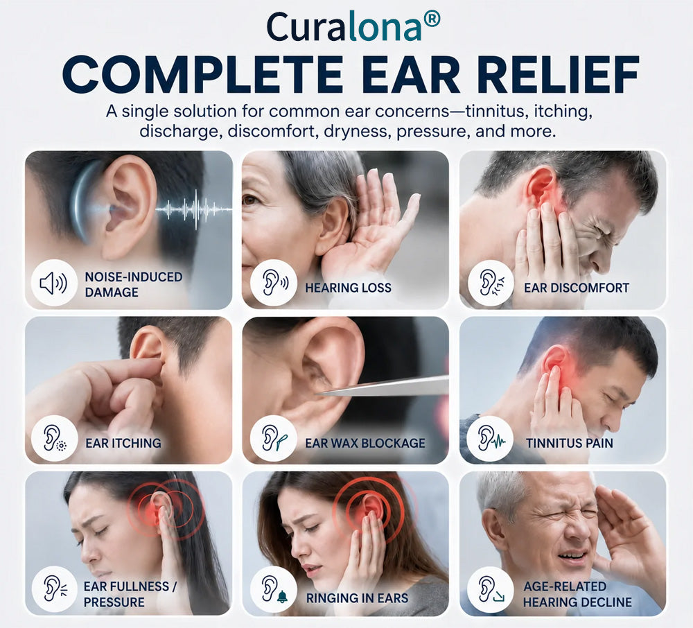 Curalona® HEARING REPAIR MICRONEEDLE PATCHES ✅ Targets Hearing Loss, Tinnitus, Ear Infections, Balance Disorders, and Age-Related Ear Degeneration.