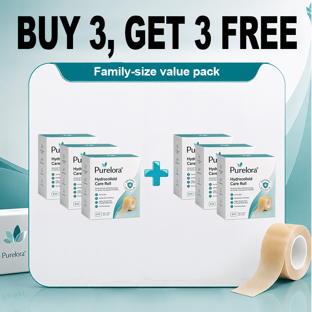Official Brand Store | ✅💎 Purelora® 6-in-1 Hydrocolloid Patch – Clears acne, fades acne marks, prevents visible blemishes, and minimizes pores.