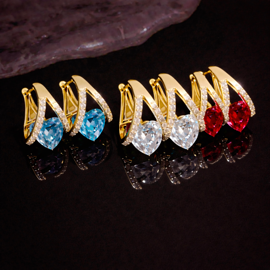 Germanium Magnettherapie Ohrringe – Eleganter Schmuck für Ihr Wohlbefinden