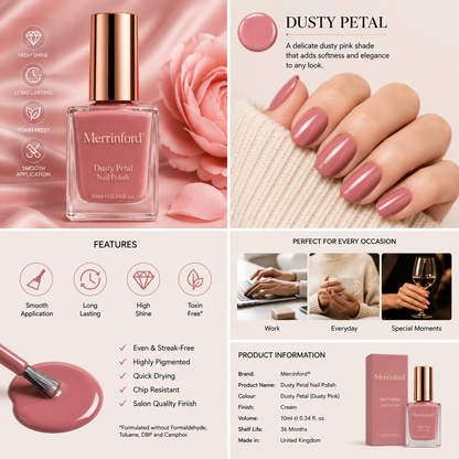 Merrinford® Dusty Petal Nail Polish