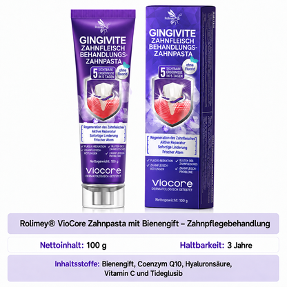 EdiJonah® VioCore [ Zahnpflege-Zahnpasta mit Bienengift ]