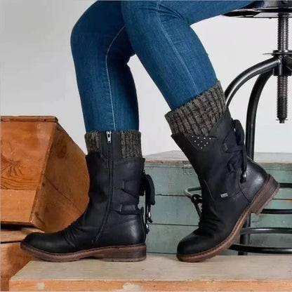 🔥 LETZTER TAG -80 % ✨ Orthopädische Damen-Winterstiefel mit warmem Wollfutter & Fußgewölbestütze ✅