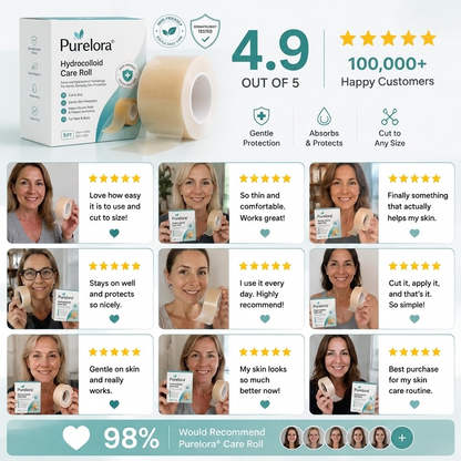Official Brand Store | ✅💎 Purelora® 6-in-1 Hydrocolloid Patch – Clears acne, fades acne marks, prevents visible blemishes, and minimizes pores.