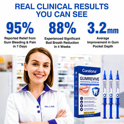 🇬🇧🦷Curalona® GumRevive Periodontal Repair Gel (For Bleeding Gums, Gum Recession & Loose Teeth)
