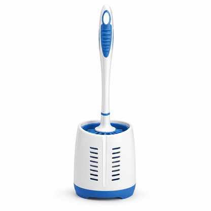 Jxvkxbsh Compact Toilet Brush with Ventilated Holder